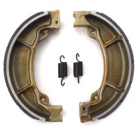 Brake shoes with springs grooved for Model:  Honda XL 500 R PD02 1982-1986