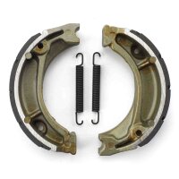Brake shoes with spring grooved for Model:  Honda XR 600 R PE04 1988