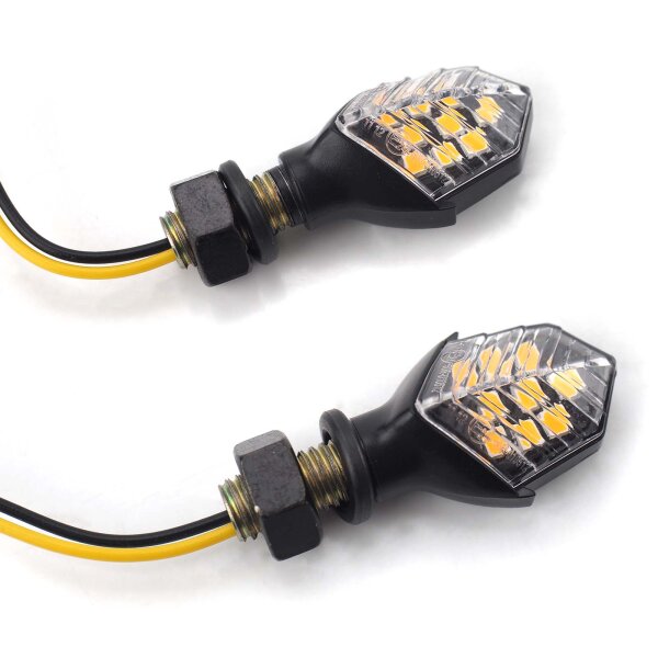 LED mini indicator square with E-Mark clear