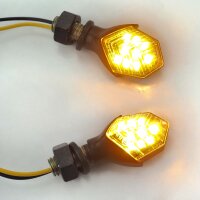 LED mini indicator square with E-Mark clear