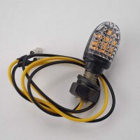 LED mini turnlight round with E-Mark clear