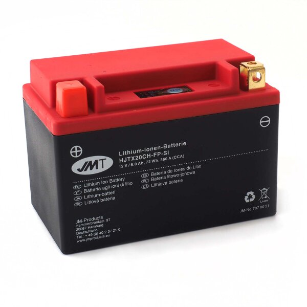 Lithium-Ion motorbike battery HJTX20CH-FP for Triumph Tiger 800 XRX C201 2017