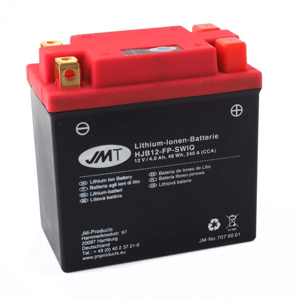 Lithium-Ion motorbike battery HJB12-FP for Vespa GT 125 L M31 Granturismo 2004-2006