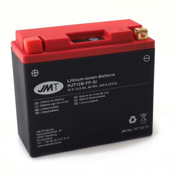 Lithium-Ion motorbike battery  HJT12B-FP for Ducati 749 (H5) 2006