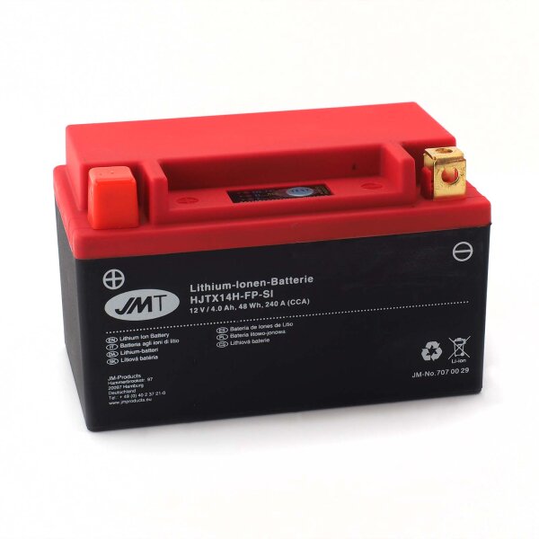 Lithium-Ion motorbike battery  HJTX14H-FP for Aprilia Pegaso 650 i.e. Trail VD 2007