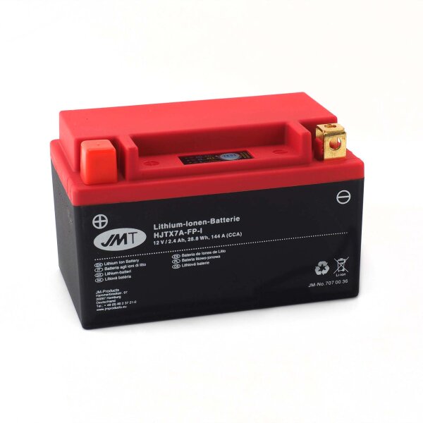 Lithium-Ion motorbike battery HJTX7A-FP for Kawasaki Z 125 BR125L 2022
