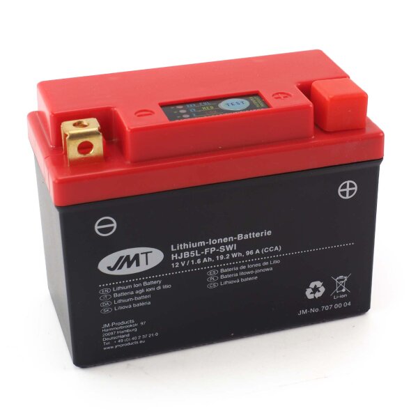 Lithium-Ion Motorcycle Battery  HJB5L-FP for Aprilia SX 125 KT 2024