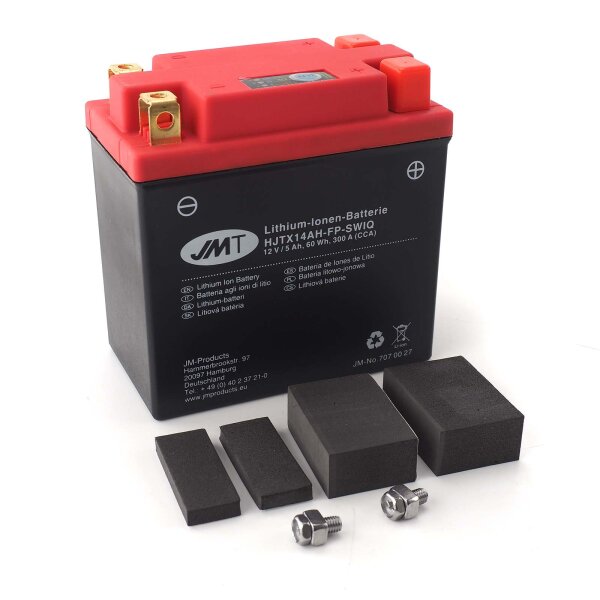 Lithium-Ion motorbike battery HJTX14AH-FP for Yamaha XJ 900 (STRIDER) 31A 1983-1984