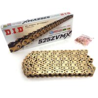D.I.D X-ring chain G&amp;G 525ZVMX2/118 with rivet lock for Model:  Yamaha Tracer 9 ABS RN70 2024