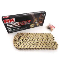 Chain from RK with XW-ring GB525ZXW/110 open with rivet lock