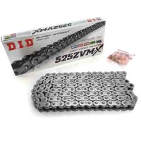 D.I.D X-ring chain S&amp;S 525ZVMX/120 Endless for Model:  Kawasaki Ninja H2 1000 SX Performance ZXT02P 2023