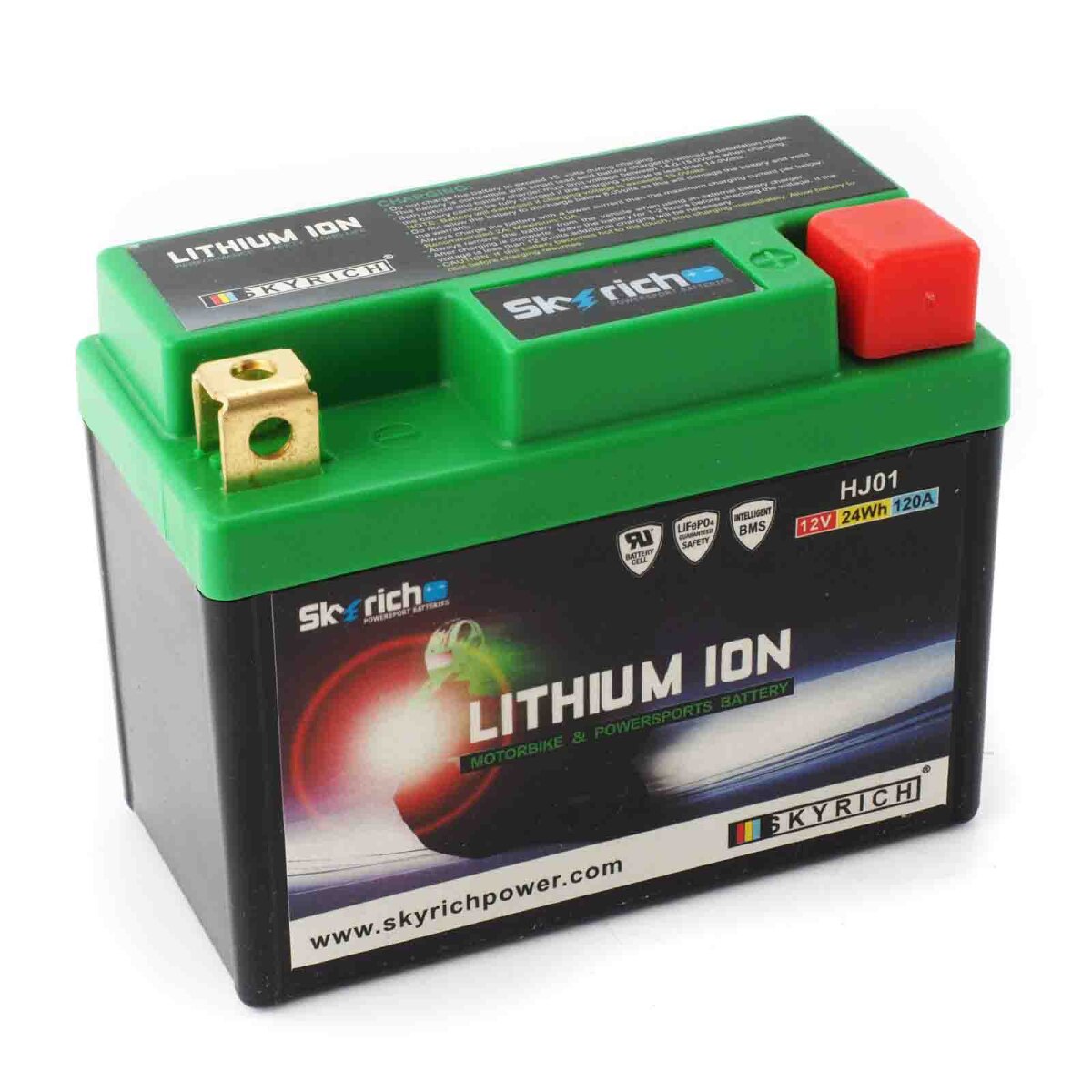 SKYRICH - Batterie Moto 12V Lithium Ion HJ01 - 107x56x85