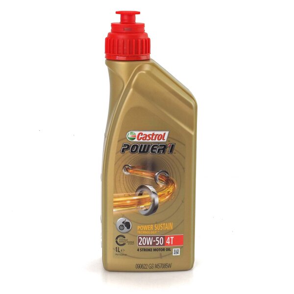 Engine oil Castrol POWER1 4T 20W-50 1l for Yamaha GTS 1000 A ABS 4BH 1999