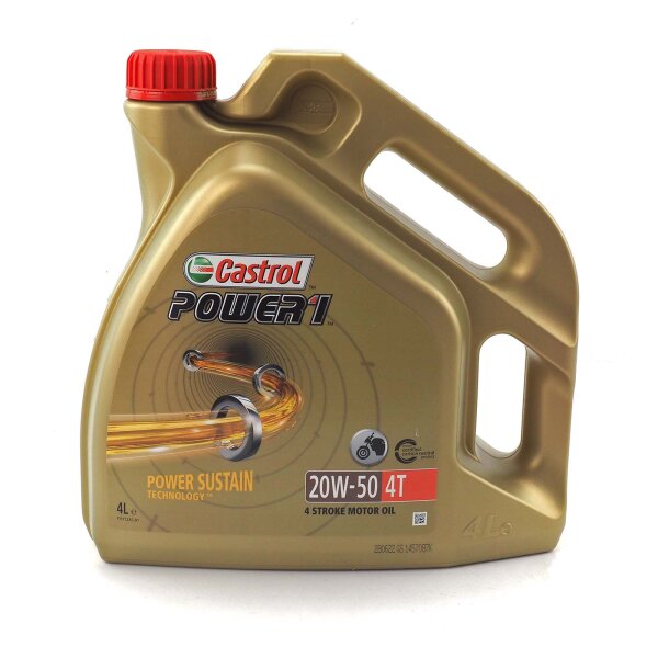 Engine oil Castrol POWER1 4T 20W-50 4l for Yamaha FJ 1200 3CW 1988