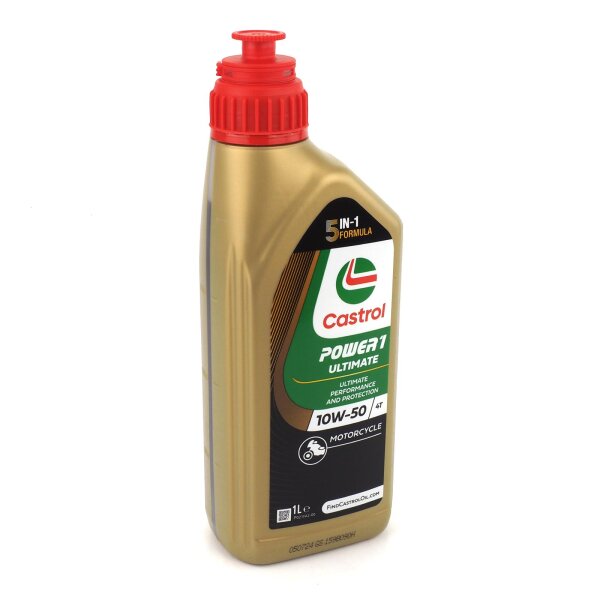 Engine oil Castrol POWER1 4T 10W-50 1l for Aprilia ETV 1200 VK Capo Nord 2016