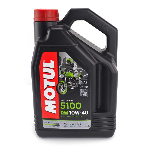 Engine oil MOTUL 5100 4T 10W-40 4l for Yamaha MT 125 RE11 2015