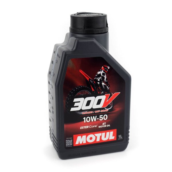 Engine Oil MOTUL 300V 4T Factory Line 10W-50 1l for Ducati Monster 998 S4RS Testastretta M4 2006-2008
