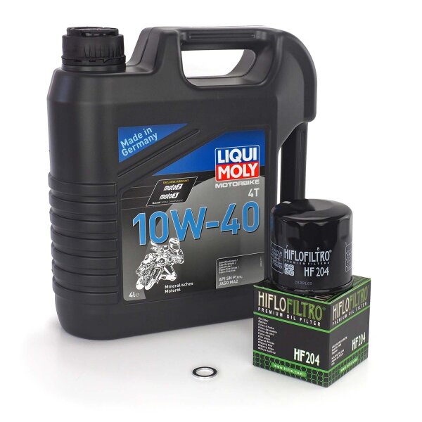 Liqui Moly Engine Oil Change Kit Configurator with for Honda CB 600 F Hornet PC41 2013 for model:  Honda CB 600 F Hornet PC41 2013