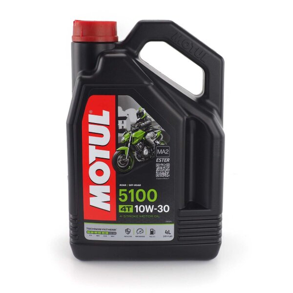 Engine oil MOTUL 5100 4T 10W-30 4l for Honda CBR 500 R PC62 2023