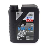 Motorcycle Engine oil Liqui Moly 4T 5W-40 HC Street 1 liter for Model:  BMW R 1250 GS ABS 1G13 2023