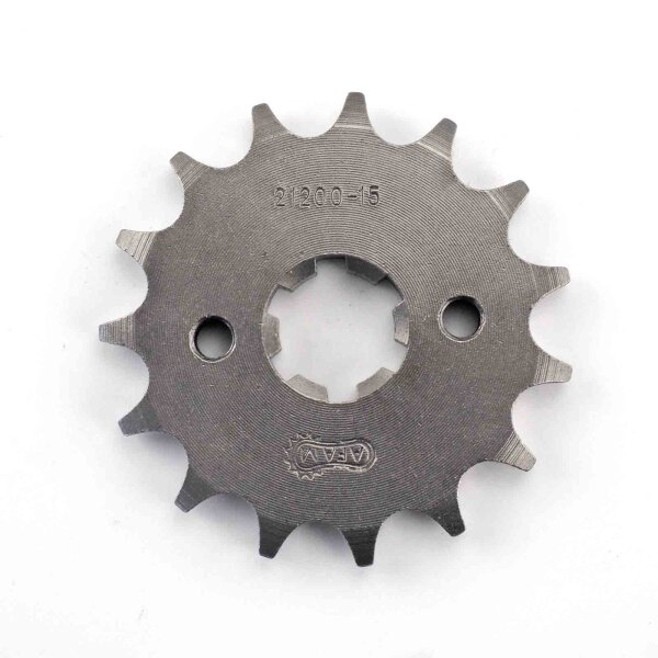 Sprocket steel front 15 teeth for Brixton Sunray 125 ABS (BX125R ABS) 2021