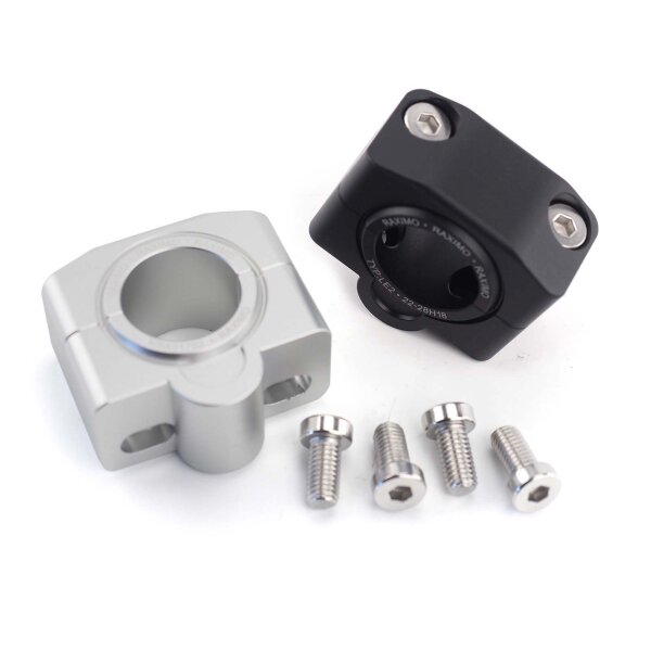 Riser adapter RAXIMO T&Uuml;V approved for 22.2 mm for KTM LC4-E 640 Supermoto 2003