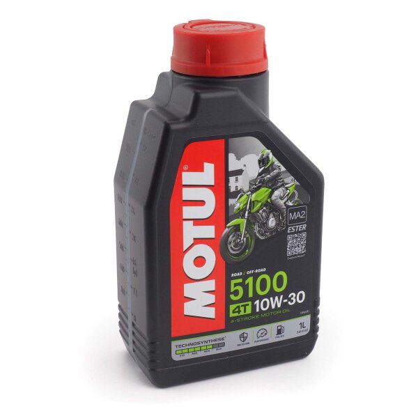 Engine oil MOTUL 5100 4T 10W-30 1l for Honda CB 500 FA ABS PC58 2017