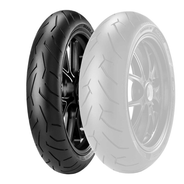 Tyre Pirelli Diablo Rosso II 120/60-17 (55W) (Z)W for Suzuki GSF 600 Bandit WVA8 2000