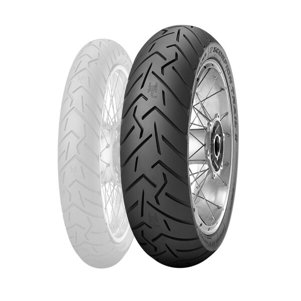 Tyre Pirelli Scorpion Trail II 130/80-17 65V for Harley Davidson Touring Electra Glide Ultra Limited Low 103 FLHTKL 2015-2016