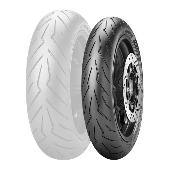 Tyre Pirelli Diablo Rosso III 120/70-17 (58W) (Z)W for KTM Supermoto SMC 690 R ABS 2019
