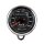 Speedometer 180 km/h Black Dial 60 mm