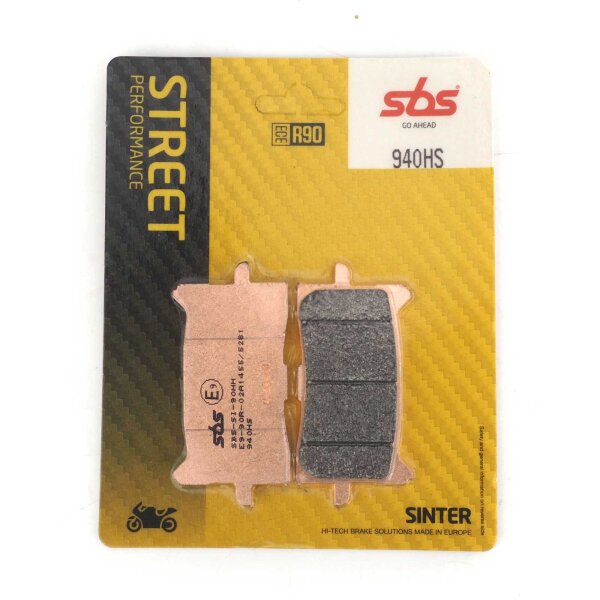 Front Brake Pads SBS Sinter 940HS for Honda CBR 650 R RH01 2021