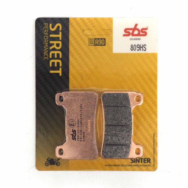 Front Brake Pads SBS Sinter 809HS for Honda CB 1000 R SC60 2012