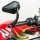 Pair Handlebar end Mirror Raximo BEM-V1 with E-num for Yamaha MT-09 Sport Tracker ABS RN29 2016