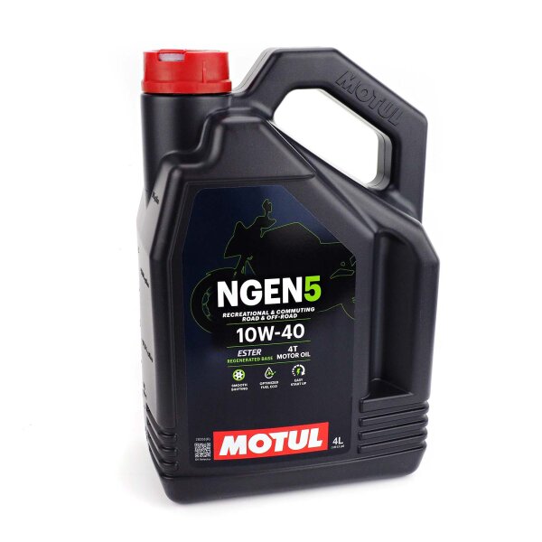Engine oil MOTUL NGEN 5 10W-40 4T 4l for Yamaha MT 125 A ABS RE40 2022