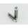 Chrome Handlebar Grip 1&quot; / 25,4mm with Skull  for Honda VTX 1800 C SC46 2001