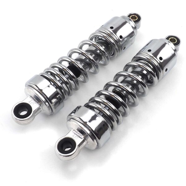Pair  of Dampers 265 mm RFY Chrome for Honda VT 1100 C2 Shadow ACE SC32 1995-2000