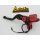 CNC Red Alu Brake Master Cylinder Incl.Tank, Adjustable Lever and Switch