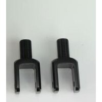 Black Bottom Fork Adapters for VOPO Dampers for Model:  