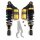 Pair of Shock Absorbers RFY 280 mm Gold - Black Eye - Fork