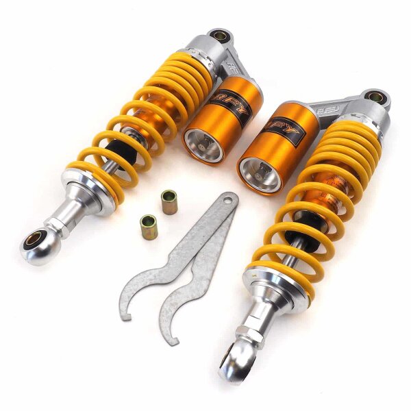 Pair of Shock Absorbers RFY 320 mm top eye down eye for Suzuki VL 250 LC Intruder WVA5 2000-2007