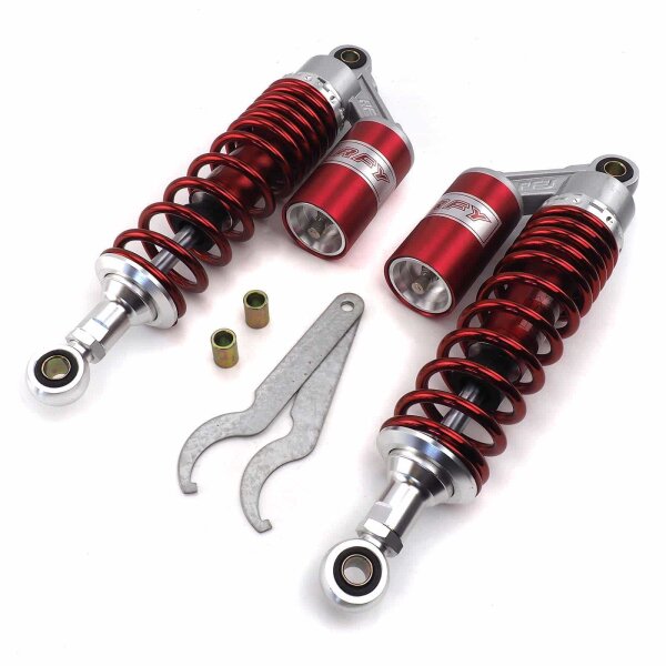 Shock Absorbers RFY 320 mm red top eye down eye for Honda VT 600 C Shadow PC21 1992