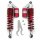 Pair of RFY Red Shock Absorbers 340 mm Eyelet - Ey for Suzuki VS 1400 GLP Intruder VX51L 1987-2003