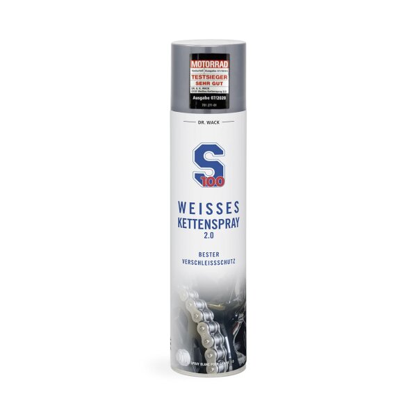 S100 White Chain Spray 400ml for Aprilia Moto 6.5 1996