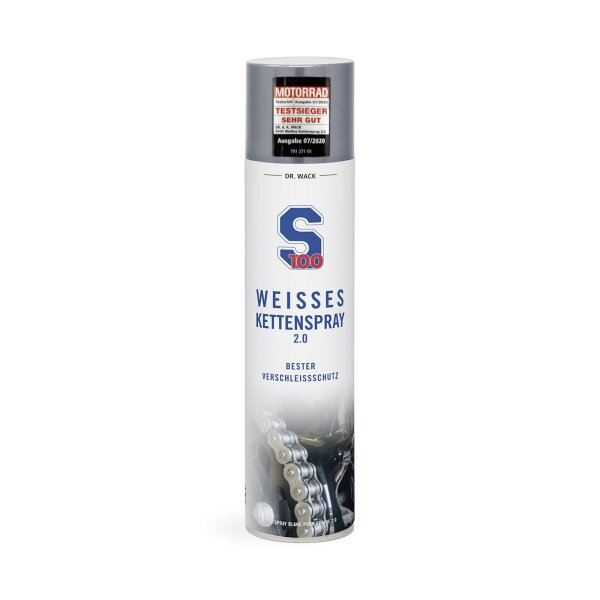 S100 White Chain Spray 400ml for Yamaha Tracer 7 ABS RM30 2024