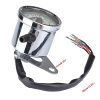 Speedometer km/h Universal 60mm with LED Indicator Lights