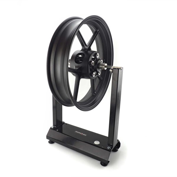 Universal Motorcycle Wheel Balancer and Truing Stand