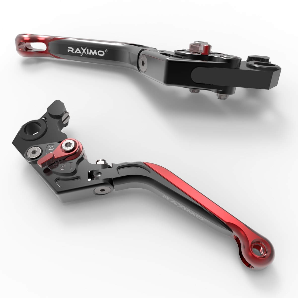 RAXIMO BCF brake lever clutch lever set long T&Uuml;V approved (only for Brembo brake pump)