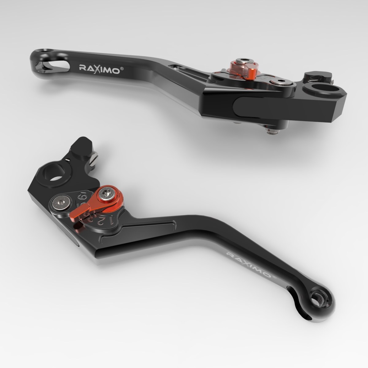 Brake and Clutch Levers shorty T&Uuml;V approved only for Brembo brake master cylinder for 